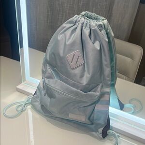 Adidas Light Blue Drawstring Backpack